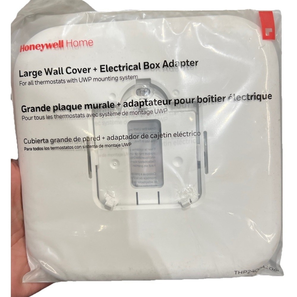 Honeywell THP2400A1080 Thermostat Wall Plate Cover Electrical Box Adapter NEW‎
